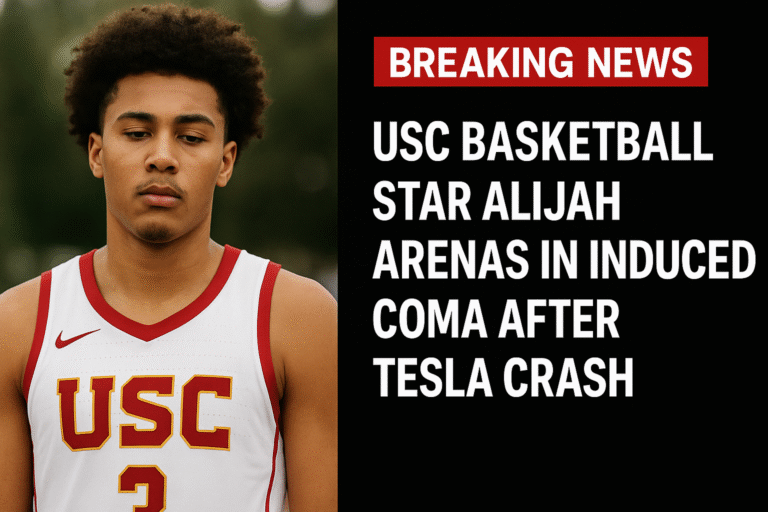 USC Basketball Star Alijah Arenas in Induced Coma After Fiery Tesla Crash