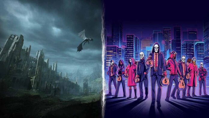 Starbreeze office with cancelled Project Baxter announcement and Payday logo