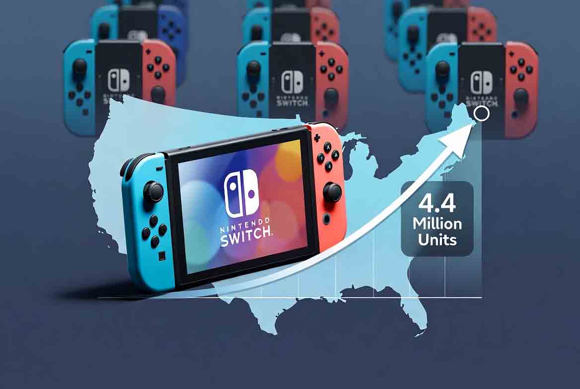Nintendo Switch 2 Sells 4.4 Million Units in US in 2025