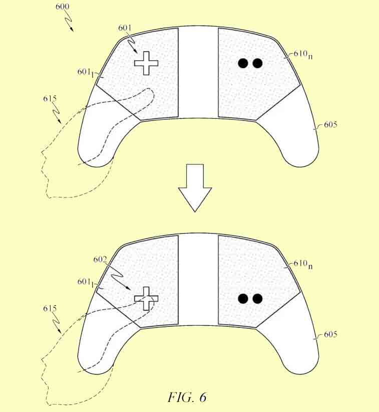 The idea is that if players find a certain control configuration too uncomfortable, they can move the buttons to better suit their hand position.