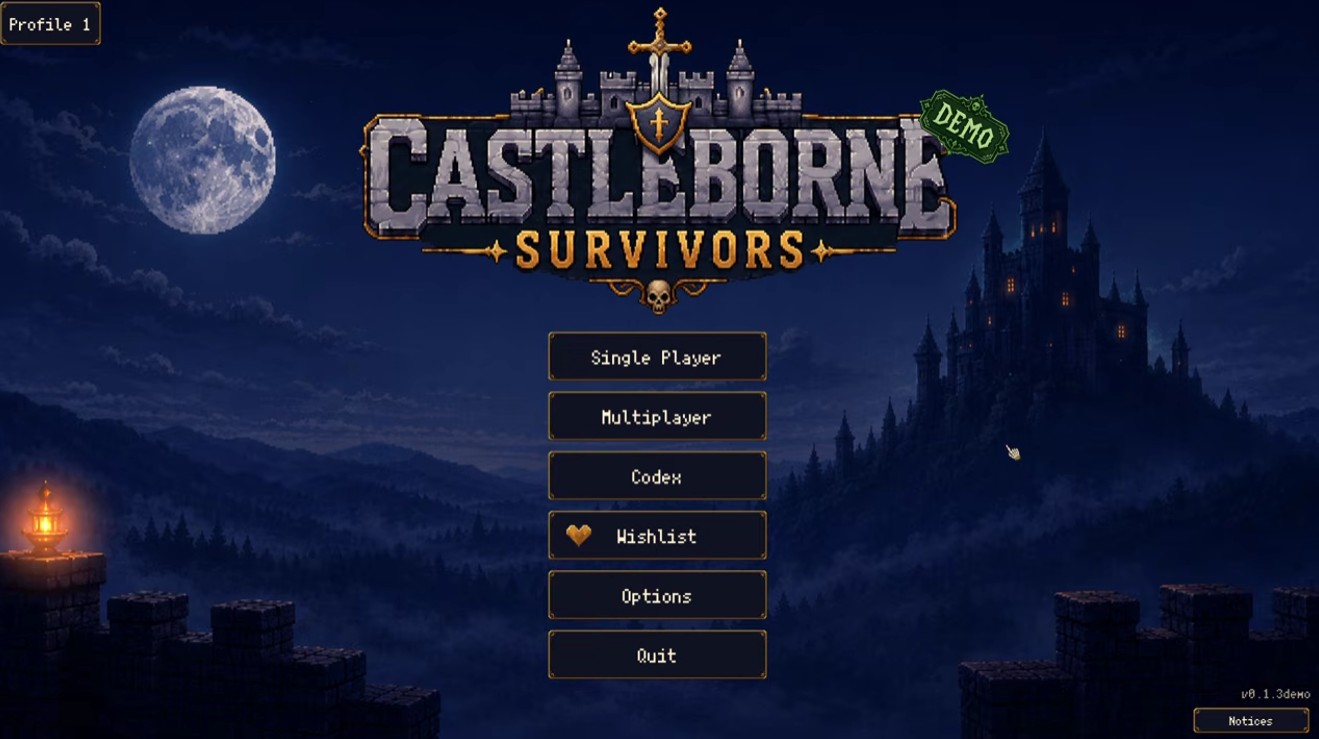 Castleborne Survivors gameplay