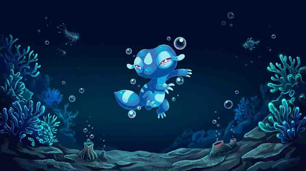 Gecqua — The Water-Type Starter